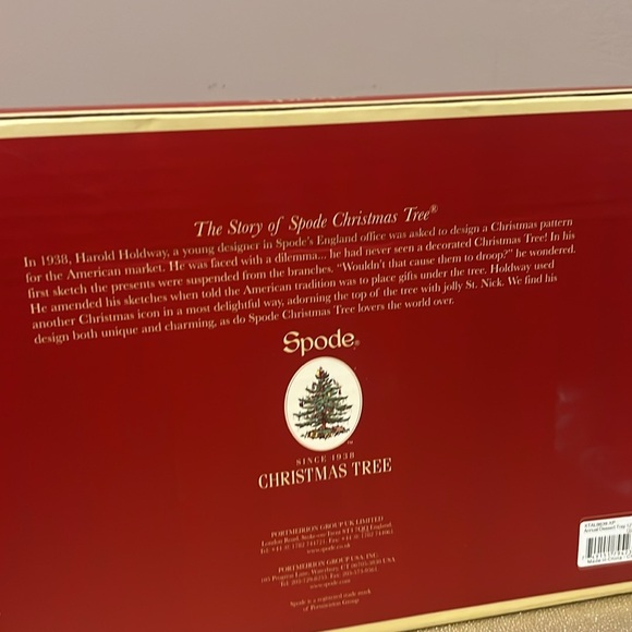 Spode Christmas Tree Annual Dessert Tray 12” 2023 - Picture 4 of 11